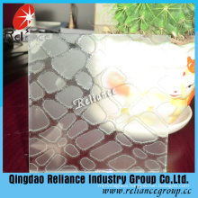 Clear Decorative Glass/Designed Glass for Building Glass